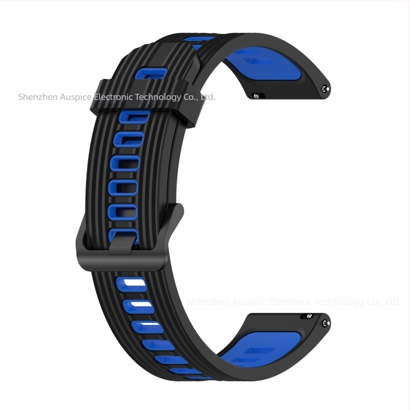 Két színű szilikon szíj a Redmi Watch 5 Lite Active-hez, függőleges csíkozással