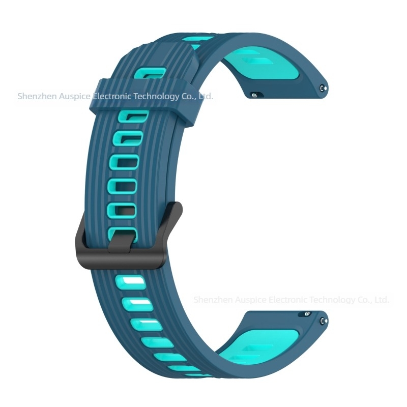 Két színű szilikon szíj a Redmi Watch 5 Lite Active-hez, függőleges csíkozással