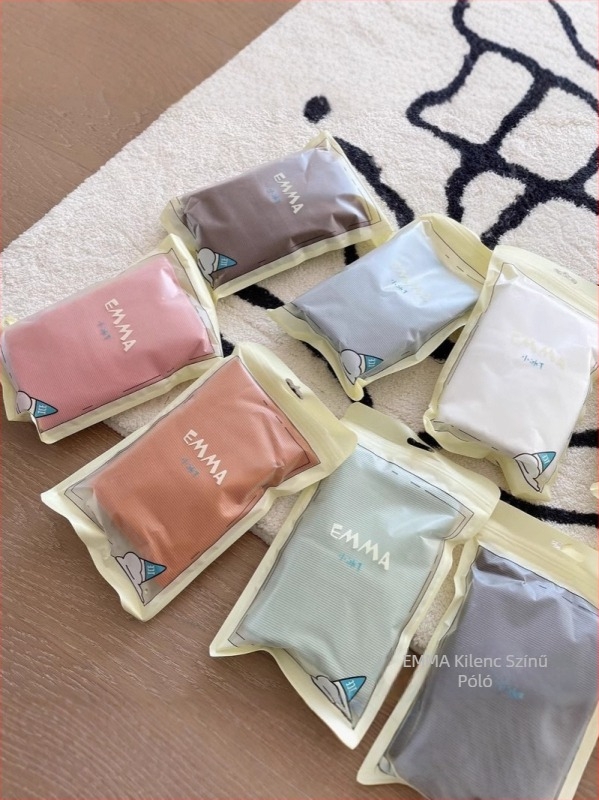 Emma Ice Silk póló, laza szabás, kerek nyak, rövid ujjú, egyszínű, kilenc színben