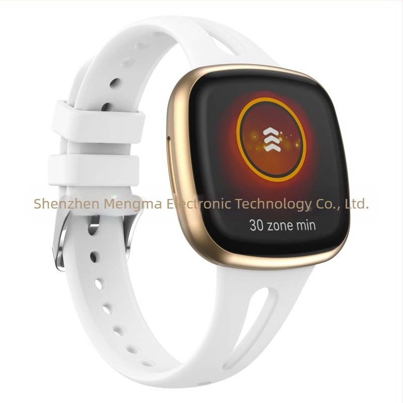 Szilikon szíj Fitbit Versa4, Versa3, Sense2 – Droplet Sport dizájn, tűcsattal, 20g