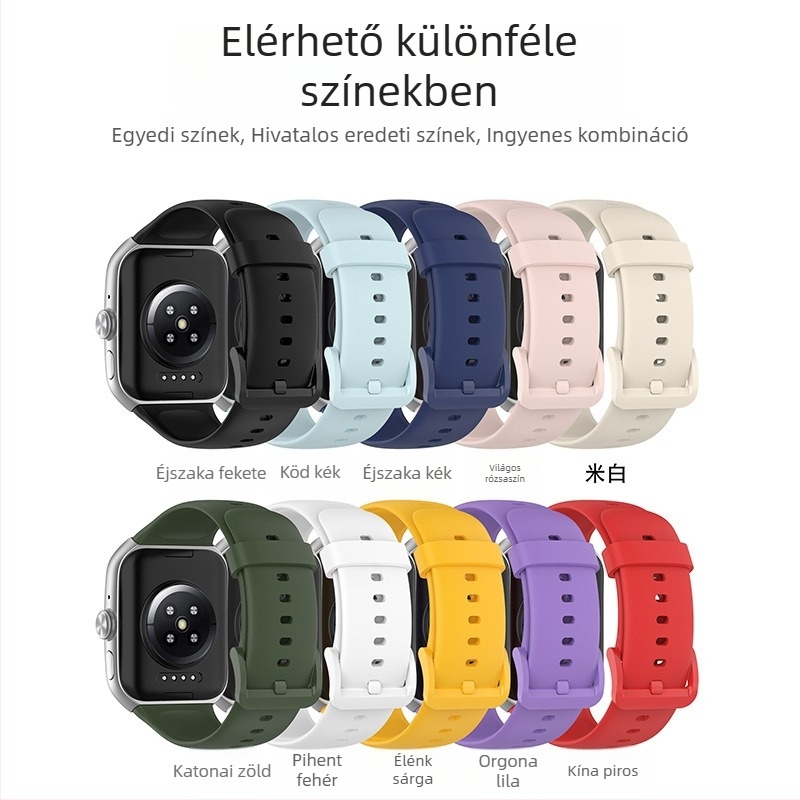 Oppo Watch 3 Pro kompatibil szilikon óraszíj – Star Balance márka, csat, 20 g, 2022-ben debütált