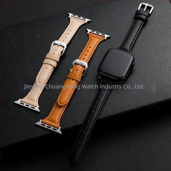 Apple Watch bőrszíj – valódi bőr, mikroszálas bőrszíj, karcsú fazon