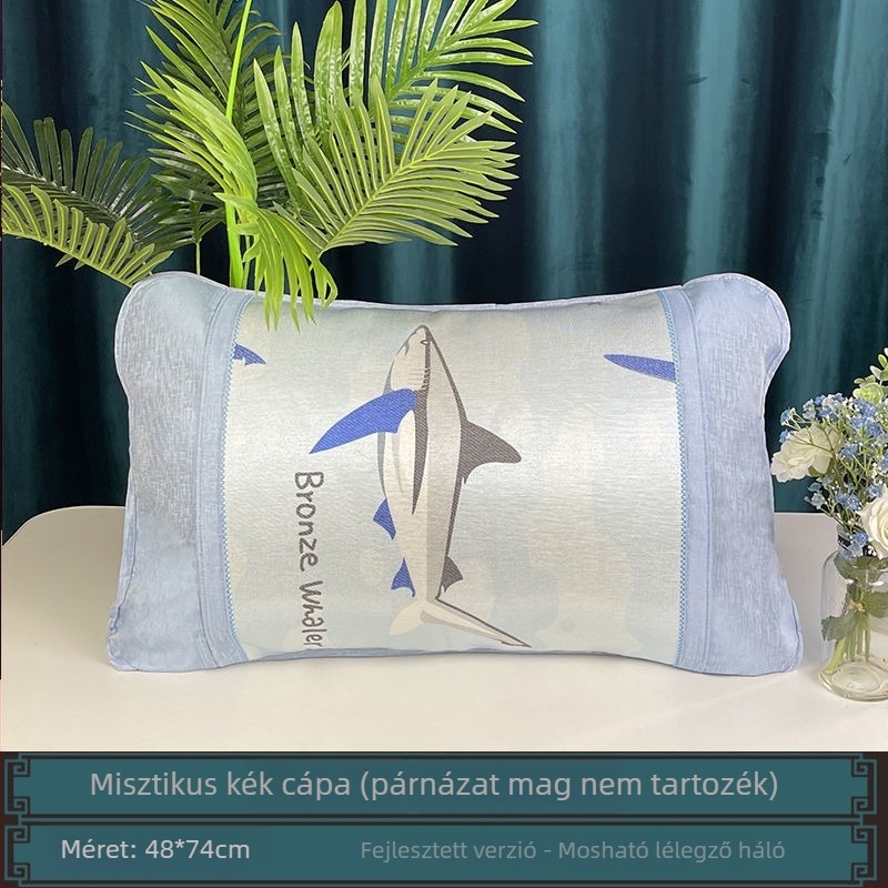 Jégselyem párnahuzat készlet, pár hűsítő párnahuzat 48×74 cm, gyerekeknek nyárra, aranyos dizájn