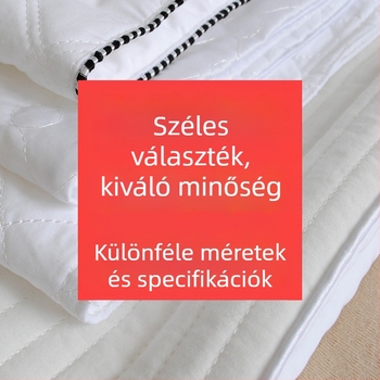 Pima pamut párnahuzat, jacquard szövés, félszínű nyomtatás és színezés