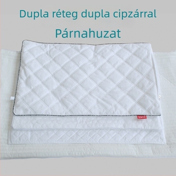 Pima pamut párnahuzat, jacquard szövés, félszínű nyomtatás és színezés