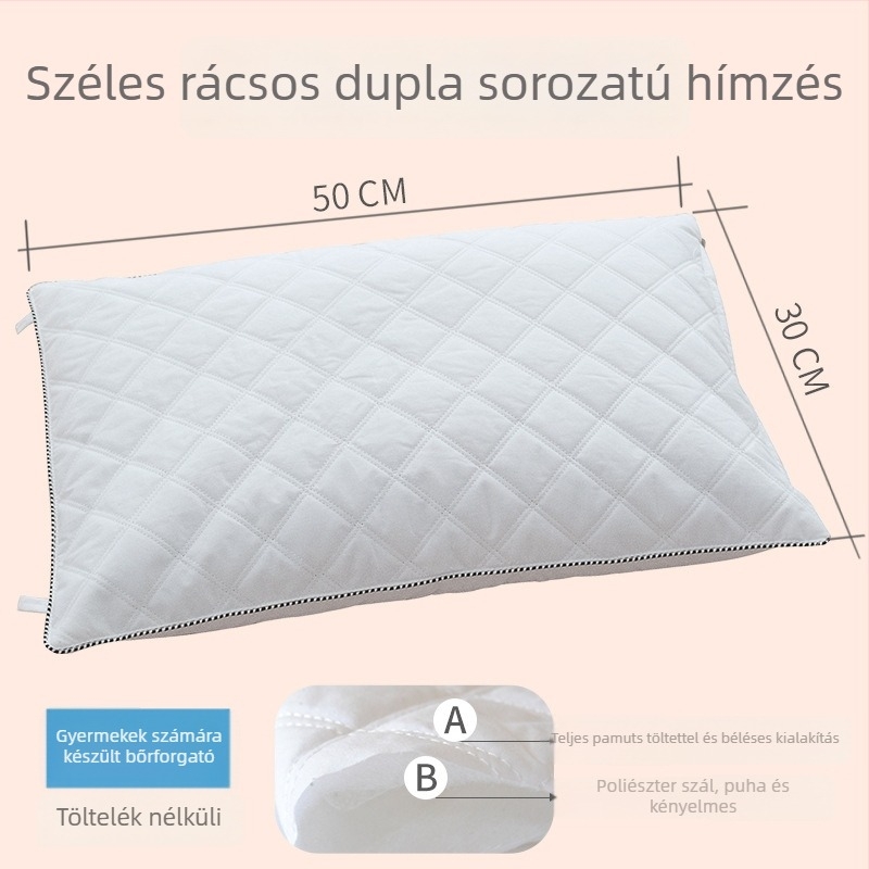 Pima pamut párnahuzat, jacquard szövés, félszínű nyomtatás és színezés