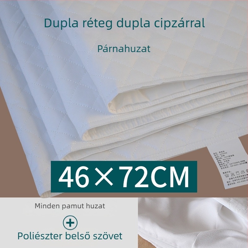 Pima pamut párnahuzat, jacquard szövés, félszínű nyomtatás és színezés