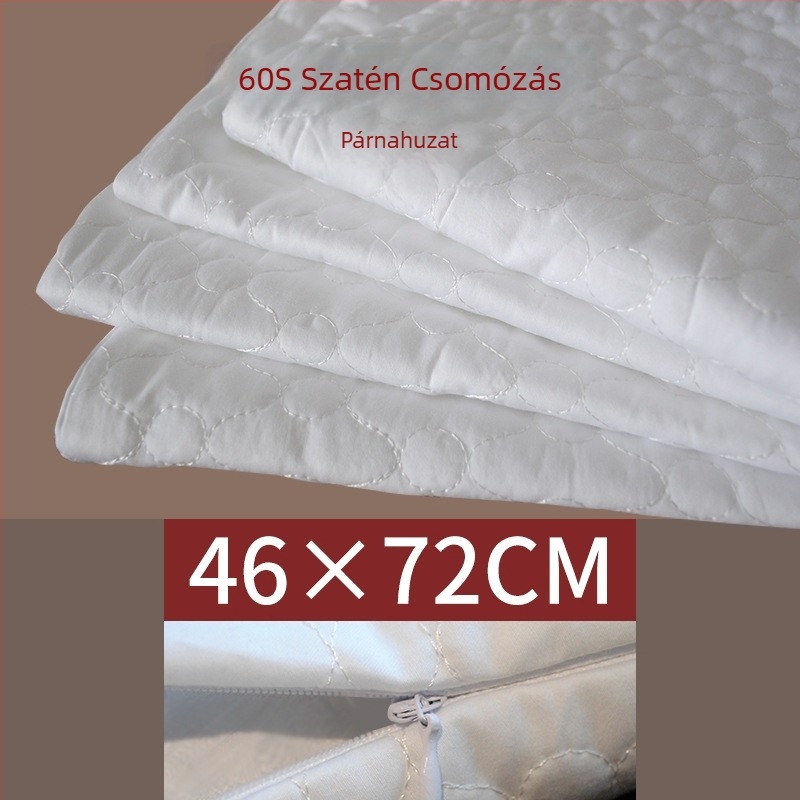 Pima pamut párnahuzat, jacquard szövés, félszínű nyomtatás és színezés