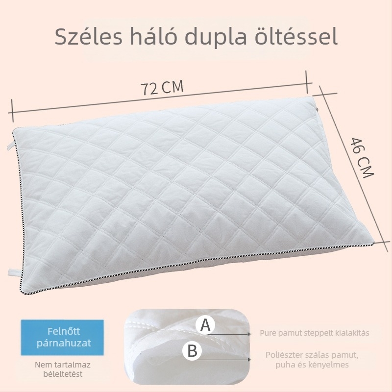 Pima pamut párnahuzat, jacquard szövés, félszínű nyomtatás és színezés