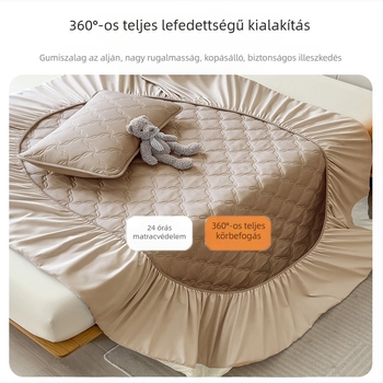 2026-os új modell – gumis lepedő matracvédő, minden évszakra, vastagabb pamut töltet, teljes lefedettség, csúszásmentes