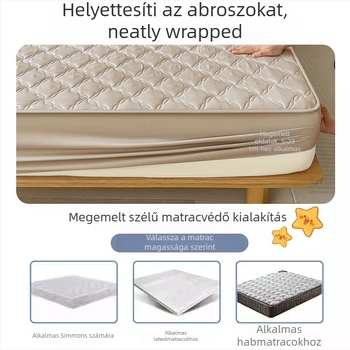2026-os új modell – gumis lepedő matracvédő, minden évszakra, vastagabb pamut töltet, teljes lefedettség, csúszásmentes