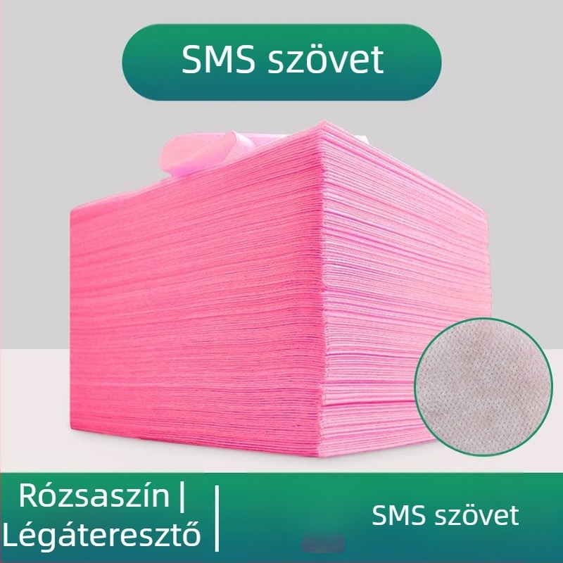 Egyszer használatos ágytakaró kozmetikai szalonok számára, 100 db, légáteresztő nem szőtt anyag