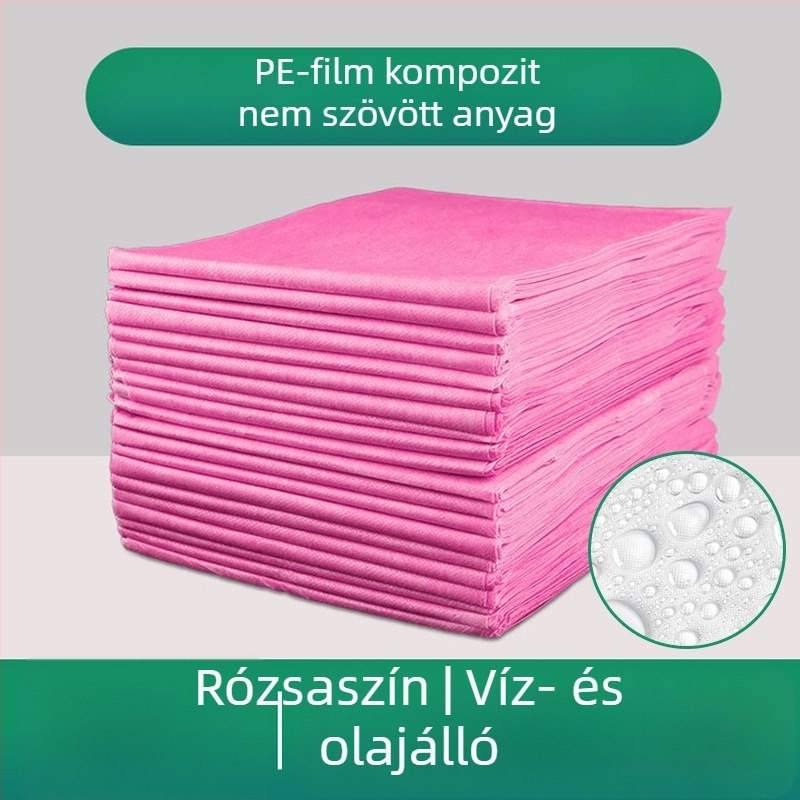 Egyszer használatos ágytakaró kozmetikai szalonok számára, 100 db, légáteresztő nem szőtt anyag