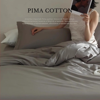 Négy részes ágyneműkészlet hosszú szálú pamutból, 140-count, szatén szövés, reaktív nyomtatás és festés, készlet súlya 2500-3000 g