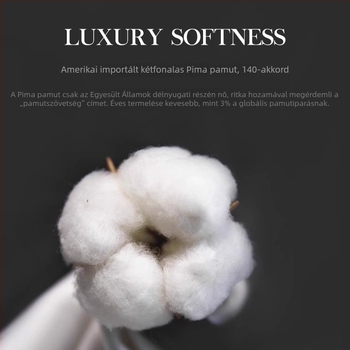 Négy részes ágyneműkészlet hosszú szálú pamutból, 140-count, szatén szövés, reaktív nyomtatás és festés, készlet súlya 2500-3000 g