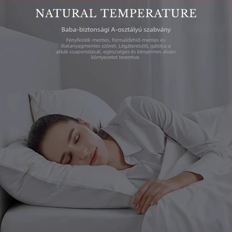 Négy részes ágyneműkészlet hosszú szálú pamutból, 140-count, szatén szövés, reaktív nyomtatás és festés, készlet súlya 2500-3000 g