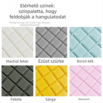 Nappalira és TV-háttérhez készült fali matrica – vízálló, egyszínű, modern minimalist stílus