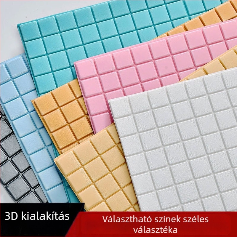 Nappalira és TV-háttérhez készült fali matrica – vízálló, egyszínű, modern minimalist stílus