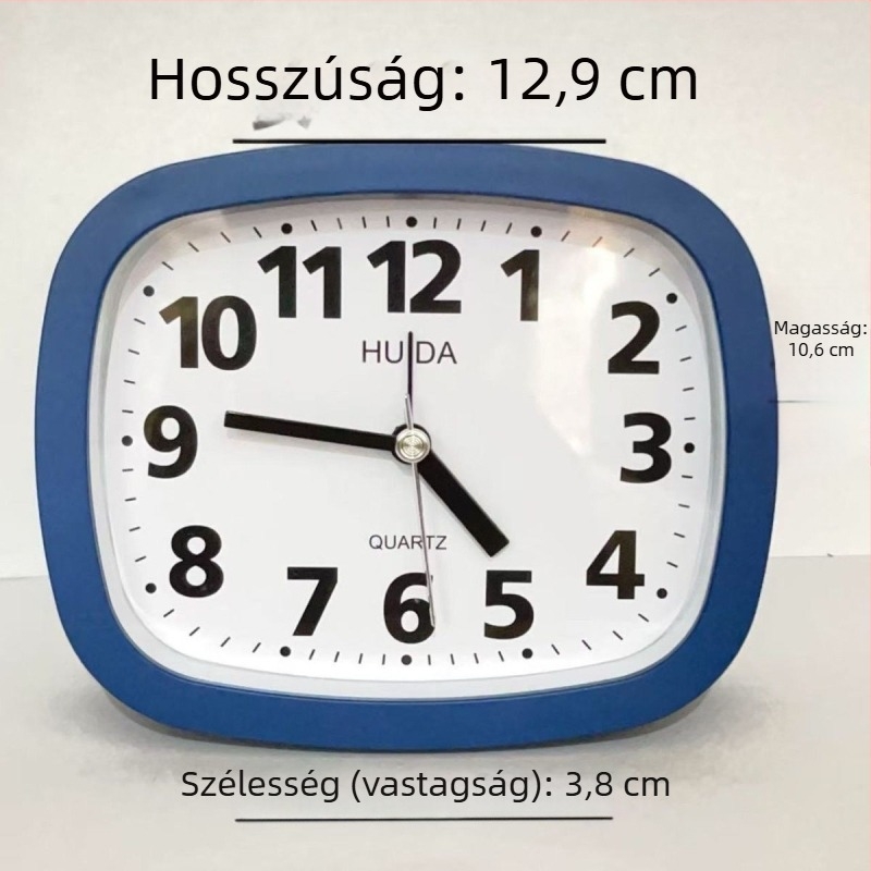 Ébresztőóra - Qingyi (Seiko mozgás, LCD kijelző mutatószámokkal, Jump seconds, 4,2 cm vastagság)