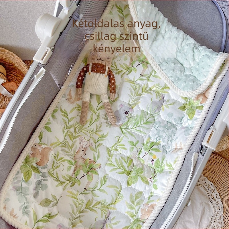 Babakocsi ülőpárnája – pamutból, 0–1 éveseknek, baba pozicionáló matrac