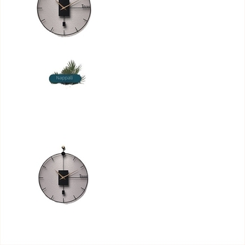 Nappali szobára való falióra, analóg mutatóval, Sun movement mechanizmus, elemmel működő, fém ház, fém számlap