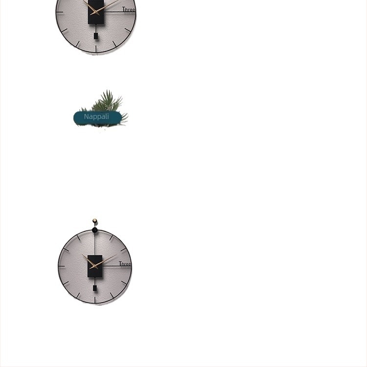 Nappali szobára való falióra, analóg mutatóval, Sun movement mechanizmus, elemmel működő, fém ház, fém számlap