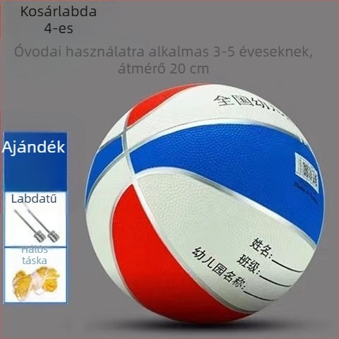 kopásálló gumikosárlabda beltéri és kültéri használatra, méretek 3, 4, 5 és 7, felnőtteknek, fiataloknak, diákoknak és óvodásoknak