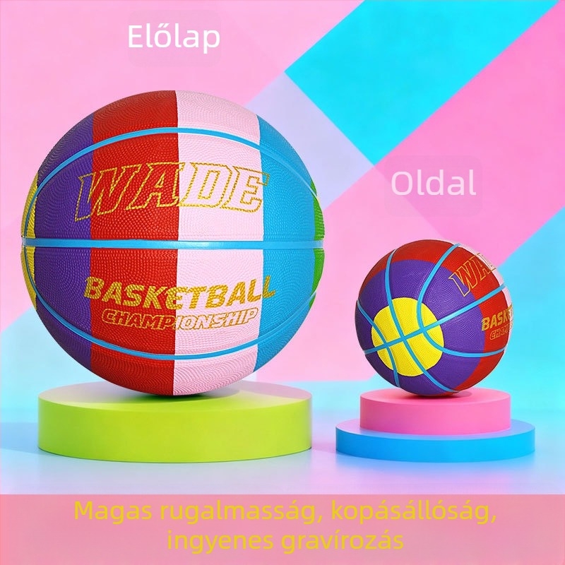 Gumi edzőkosárlabda logónyomtatással és testreszabással, alkalmas kosárlabda, futball és röplabda számára