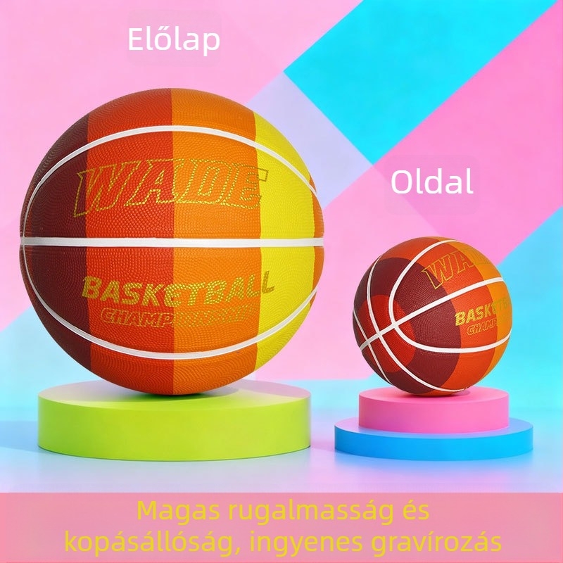 Gumi edzőkosárlabda logónyomtatással és testreszabással, alkalmas kosárlabda, futball és röplabda számára