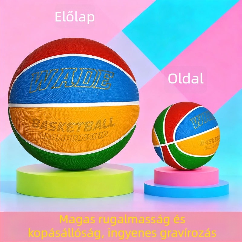 Gumi edzőkosárlabda logónyomtatással és testreszabással, alkalmas kosárlabda, futball és röplabda számára