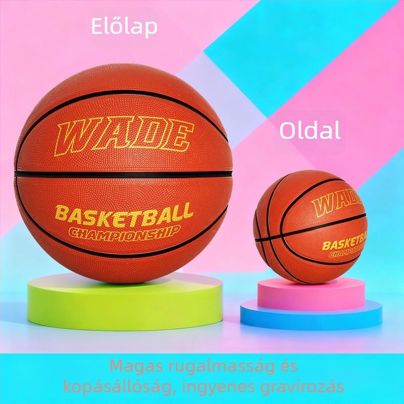 Gumi edzőkosárlabda logónyomtatással és testreszabással, alkalmas kosárlabda, futball és röplabda számára