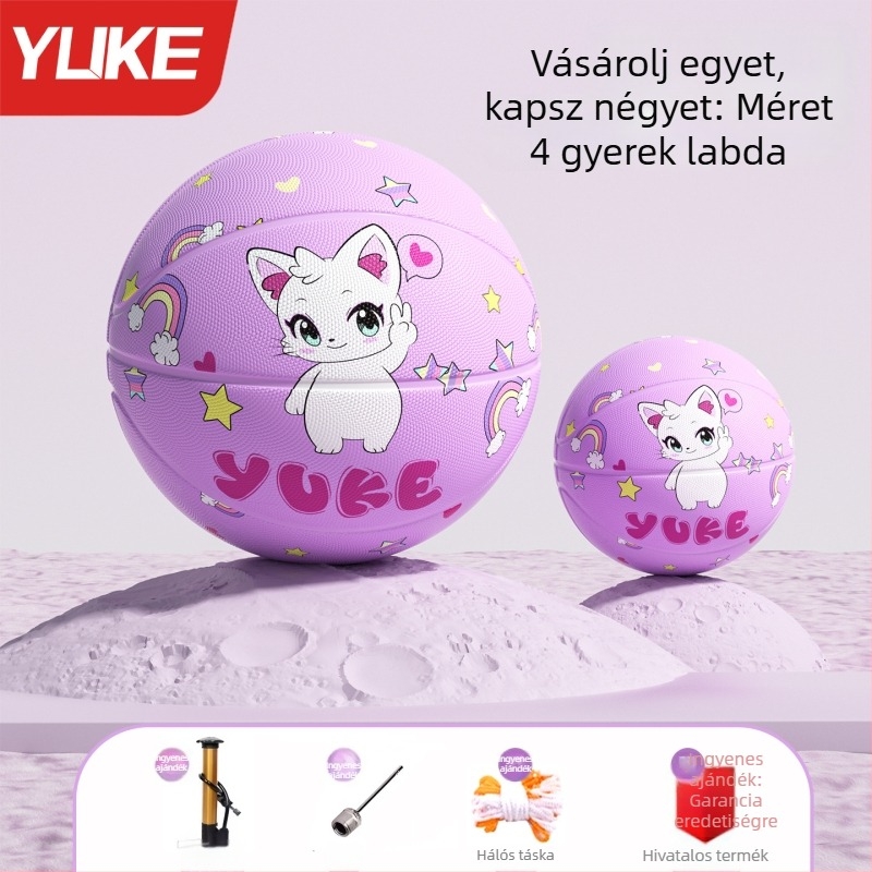 Gyerekeknek szóló kosárlabda – Yu ke gumi edzéslabda, 50 db dobozban