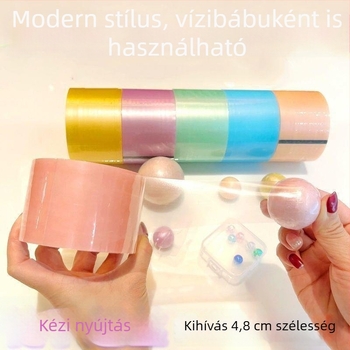 Dekompressziós szalag BOPP alapú, 50 μm vastagság, nyomtatott logó