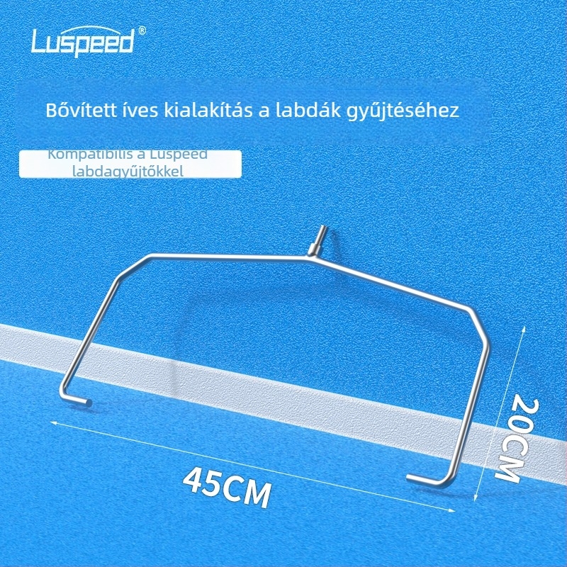 Könnyű teleszkópos teniszlabda-gyűjtő görgővel