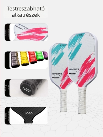 Üvegszálas pickleball ütő, PP méhsejt maggal, edzésre, egy ütő készlet