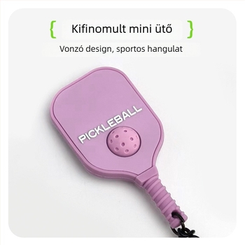PVC anyagú pickleball kulcstartó, Haiyang márka, testre szabható, egy csomag
