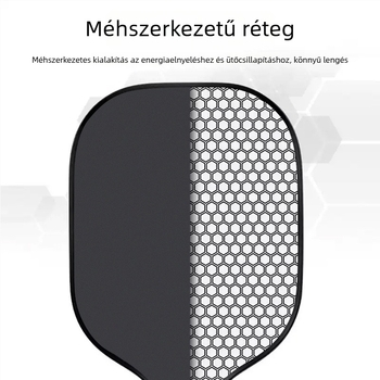 Lidakang szénszálas pickleball ütő, felület T700 textúrájú és matt kivitel, 225 g