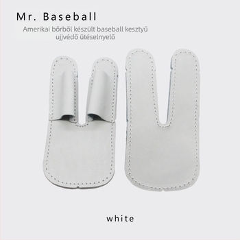 Ujjvédő a baseball kesztyűkhöz, borjúbőr, logóval ellátva, testreszabható, beáll baseball és softball