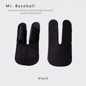 Ujjvédő a baseball kesztyűkhöz, borjúbőr, logóval ellátva, testreszabható, beáll baseball és softball