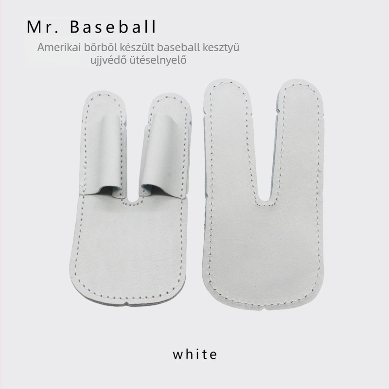 Ujjvédő a baseball kesztyűkhöz, borjúbőr, logóval ellátva, testreszabható, beáll baseball és softball