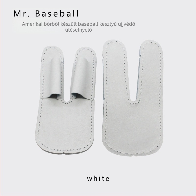 Ujjvédő a baseball kesztyűkhöz, borjúbőr, logóval ellátva, testreszabható, beáll baseball és softball