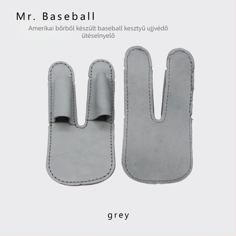 Ujjvédő a baseball kesztyűkhöz, borjúbőr, logóval ellátva, testreszabható, beáll baseball és softball