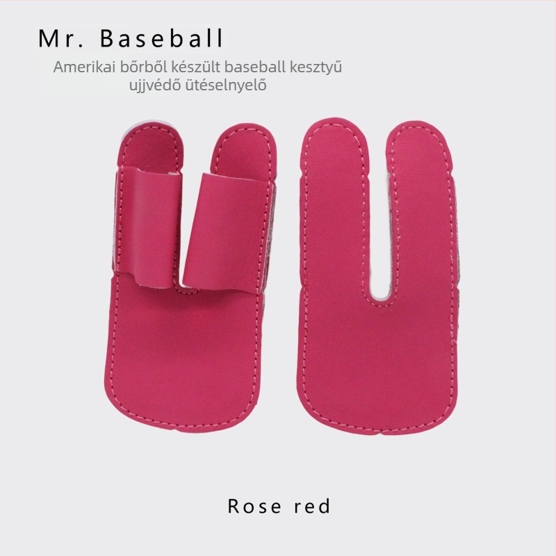 Ujjvédő a baseball kesztyűkhöz, borjúbőr, logóval ellátva, testreszabható, beáll baseball és softball