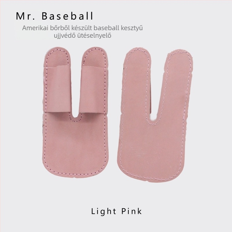 Ujjvédő a baseball kesztyűkhöz, borjúbőr, logóval ellátva, testreszabható, beáll baseball és softball