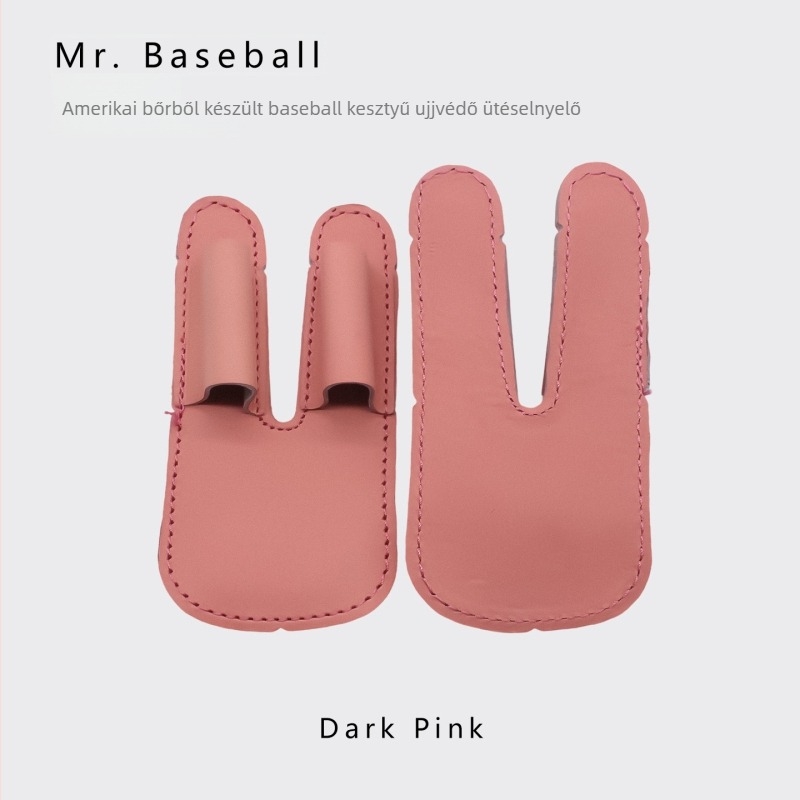 Ujjvédő a baseball kesztyűkhöz, borjúbőr, logóval ellátva, testreszabható, beáll baseball és softball