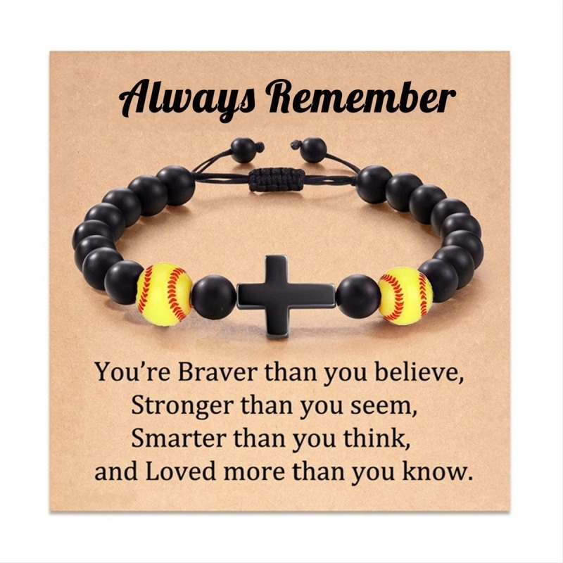 Kő gyöngyökből készült kereszt karkötő, uniszex geometriai dizájn (Anyag: Kő; Feldolgozás: Kézzel; Stílus: Uniszex; Dizájn: Geometriai; Jellemző: Kereszt)