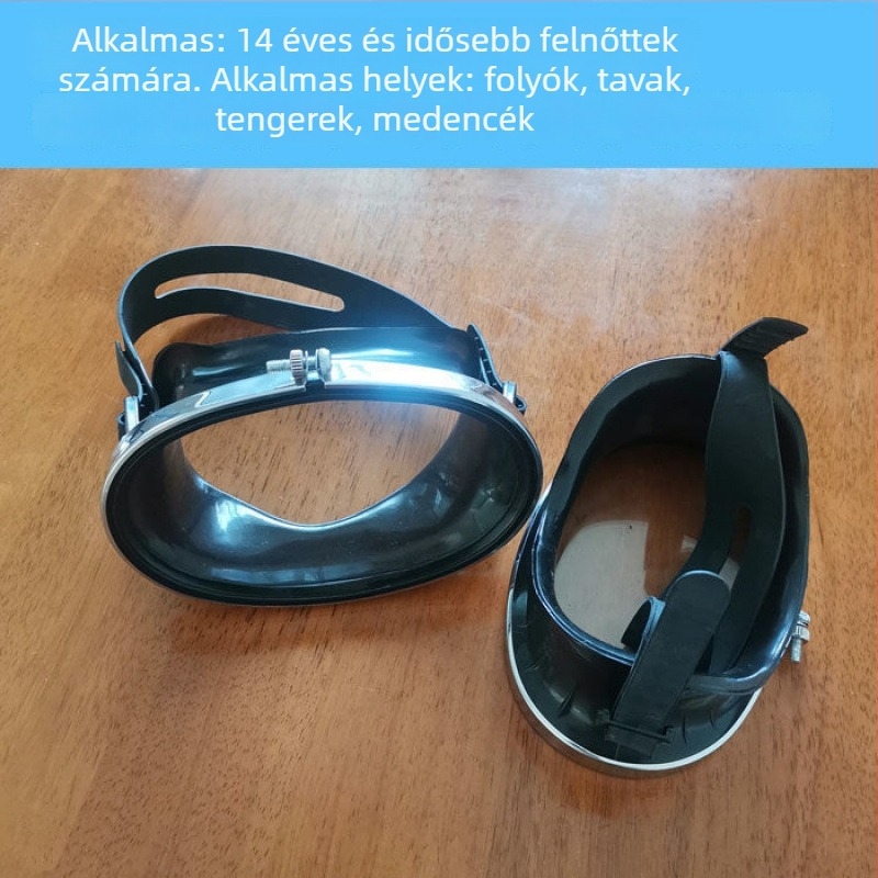 Felnőtt nőknek szánt anti-fog búvár úszószemüveg, HD, széles látómező