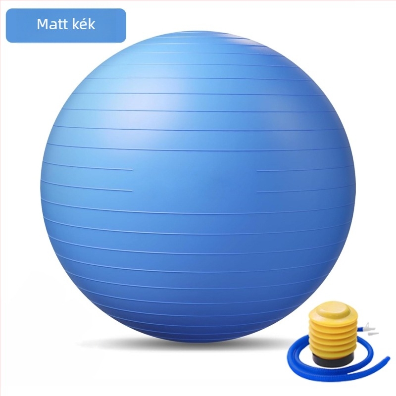 75 cm vastag robosztus jóga labda, matt felülettel, Pilates a test formálására és izomnyújtására, környezetbarát PVC, szülészeti labda