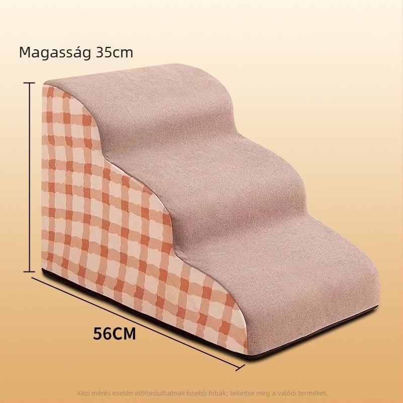 Kutya lépcső és ágy – velúr anyagú, levehető és mosható, háziállat rámpa