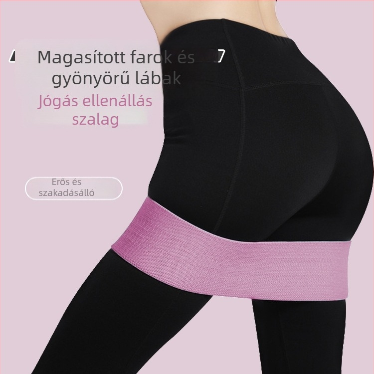 Csípőedzésre tervezett nyújtó pánt - ABS anyagú jóga kötél beltéri edzéshez és masszázshoz